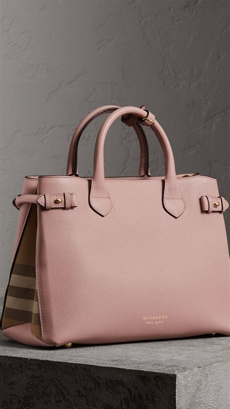 burberry orchid bag|Burberry leather check bag.